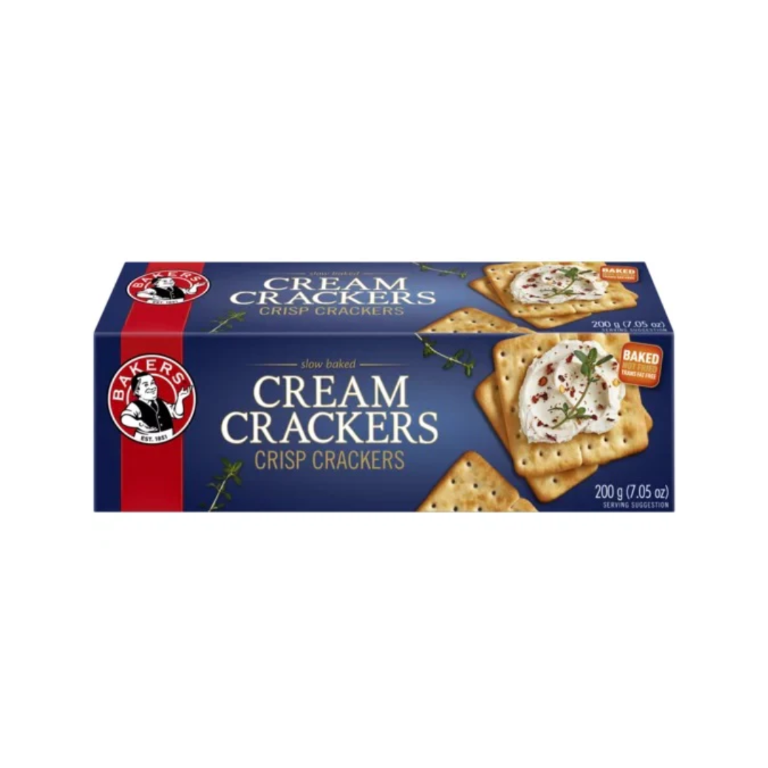 Bakers Cream Cracker (Kosher) 200g