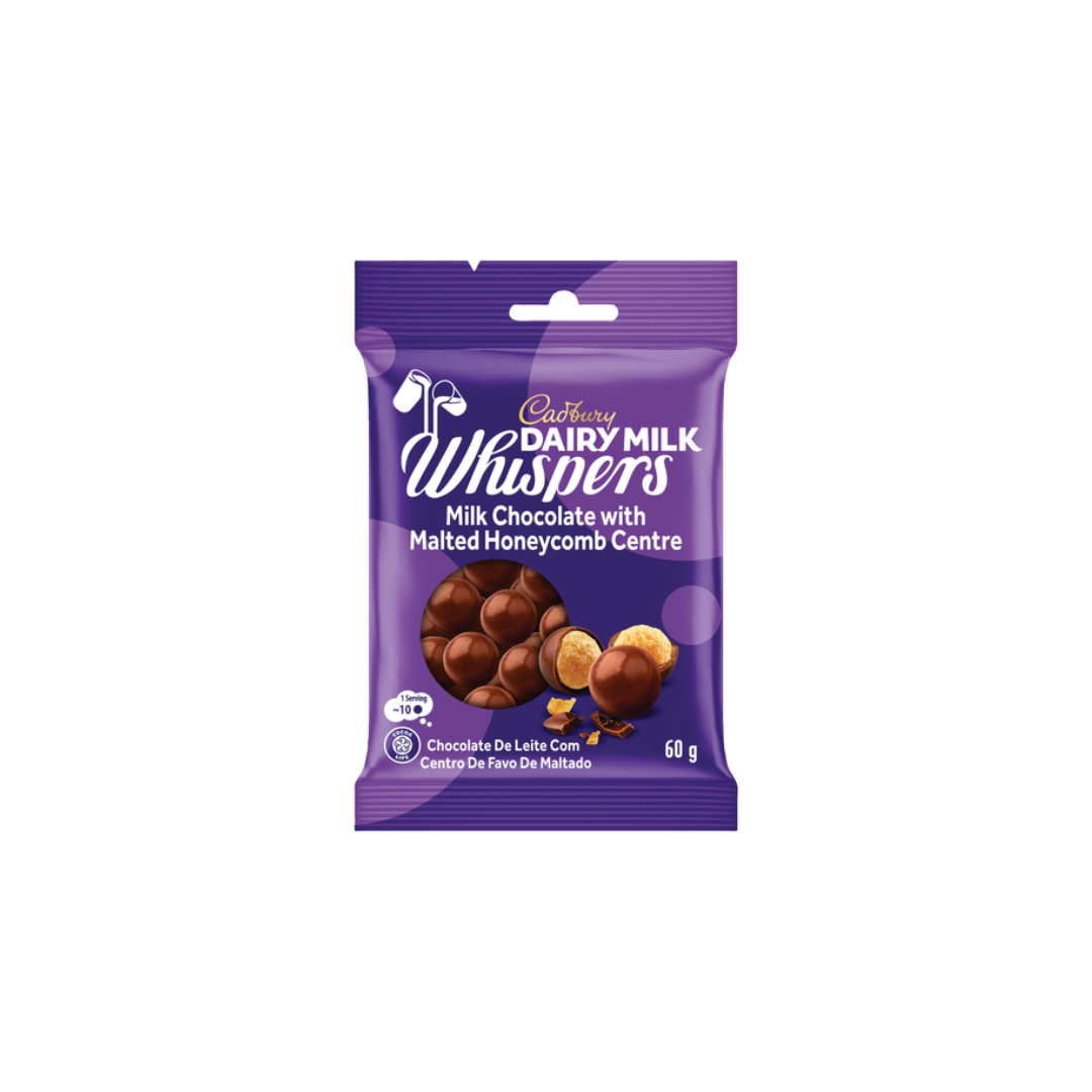 Cadbury Assortments - Dairy Milk - Whispers 60g