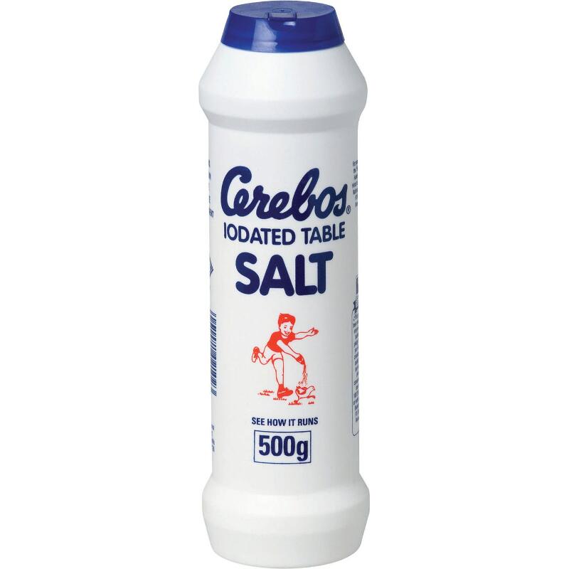 Cerebos Flask - Iodated Table Salt Flask 500g