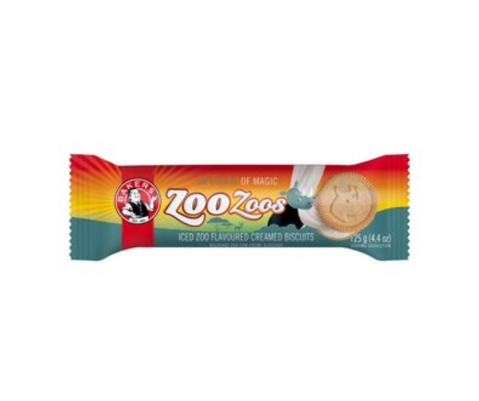 Bakers Zoo Zoos - Cream Biscuits - Iced Zoo 125g