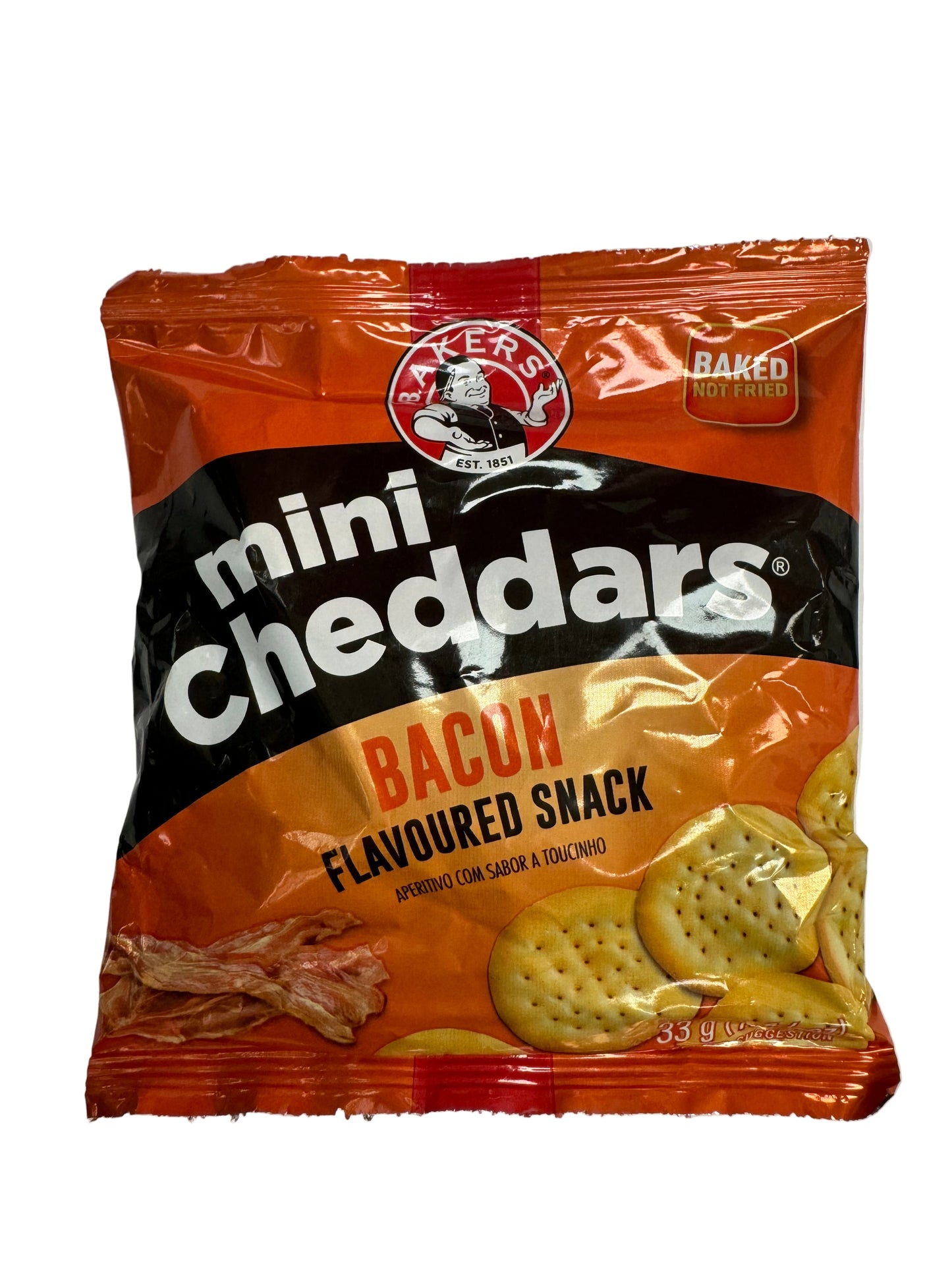 Bakers Mini Cheddar Bacon - 33g