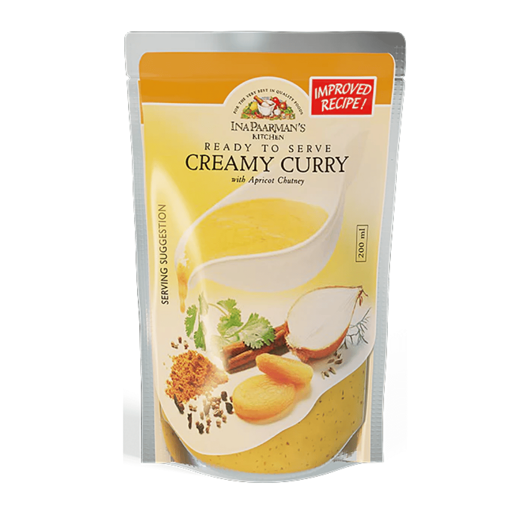 Ina Paarman's Ready-To-Serve Sauces - Creamy Curry 200ml