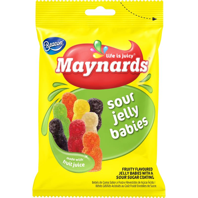 Maynards Sweets - Sour Babies (Mini) 60g