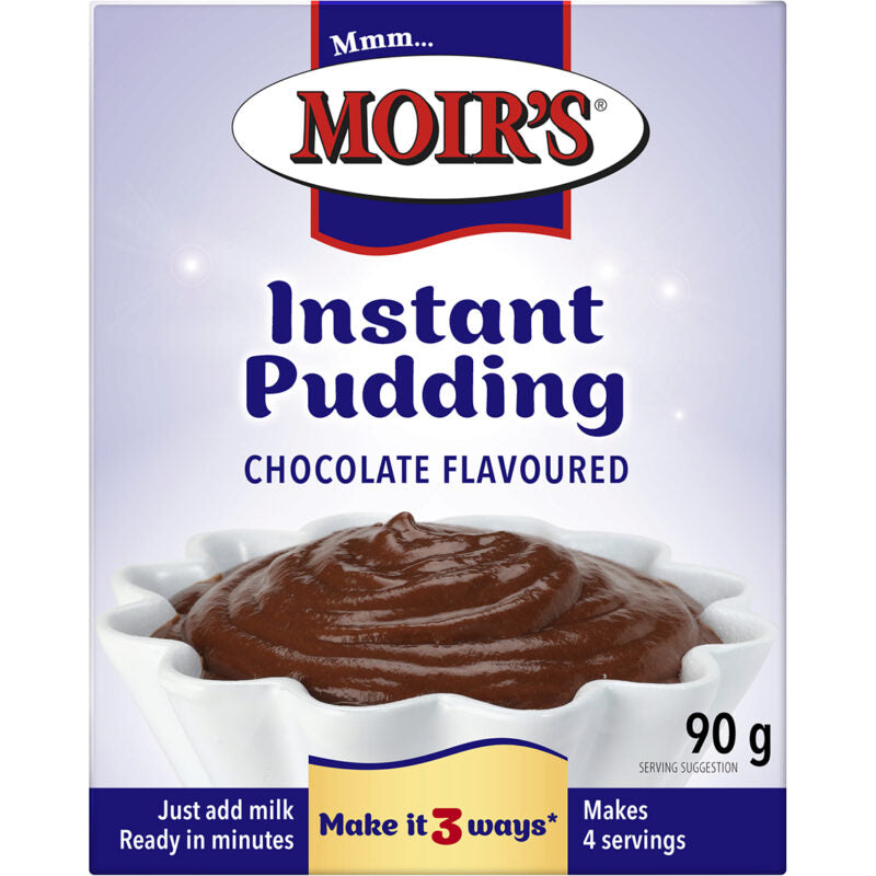 Moirs Instant Pudding - Chocolate 90g