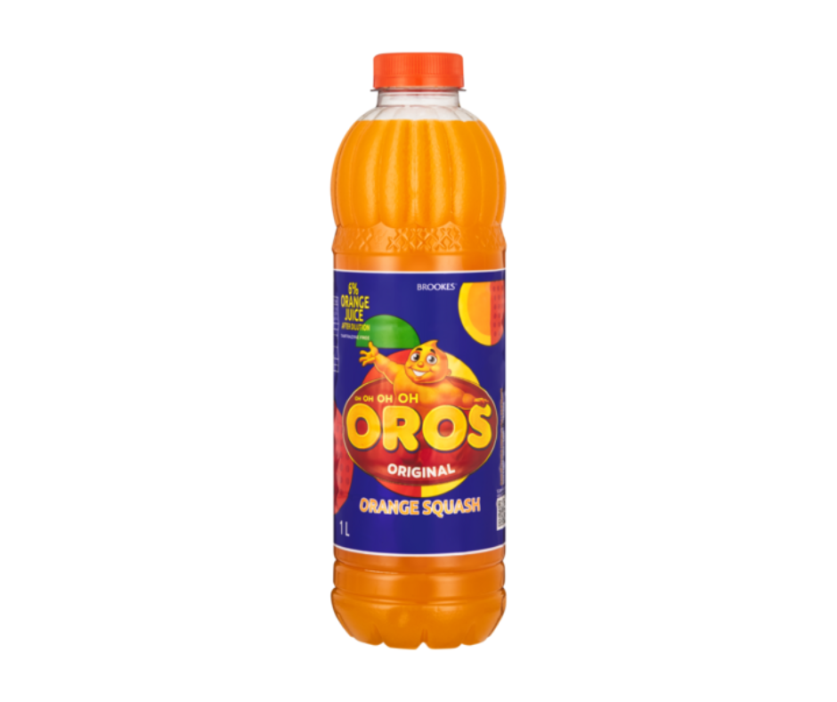 Oros Orange Concentrate Flavours - Orange 1L