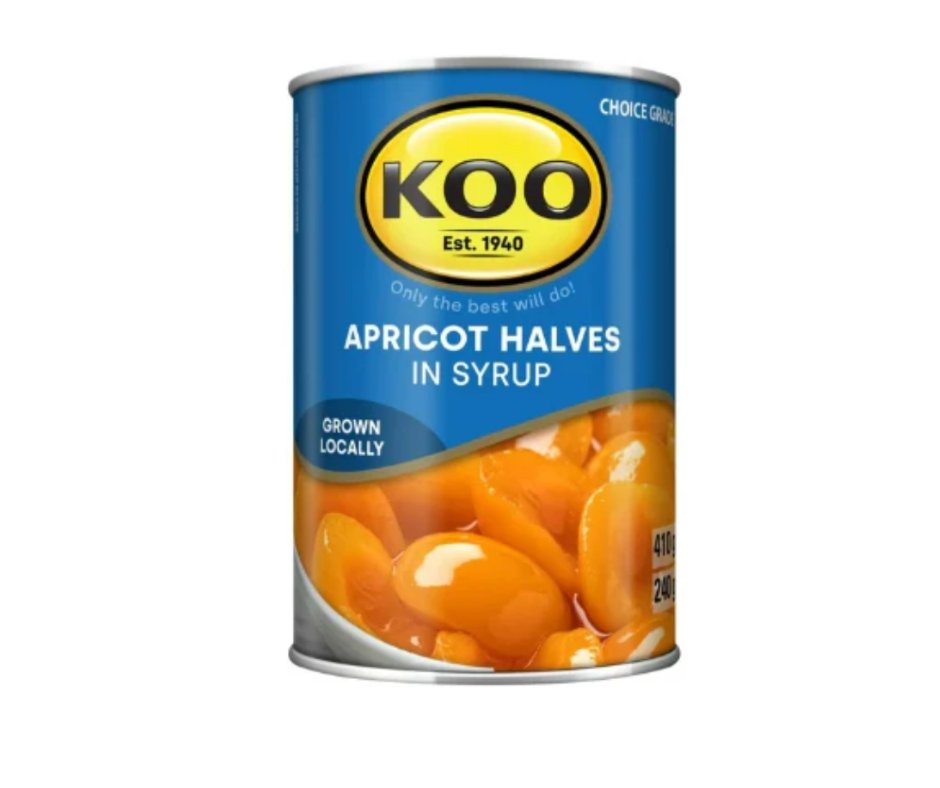 Koo Canned Fruit - Apricot Halves in Syrup 410g