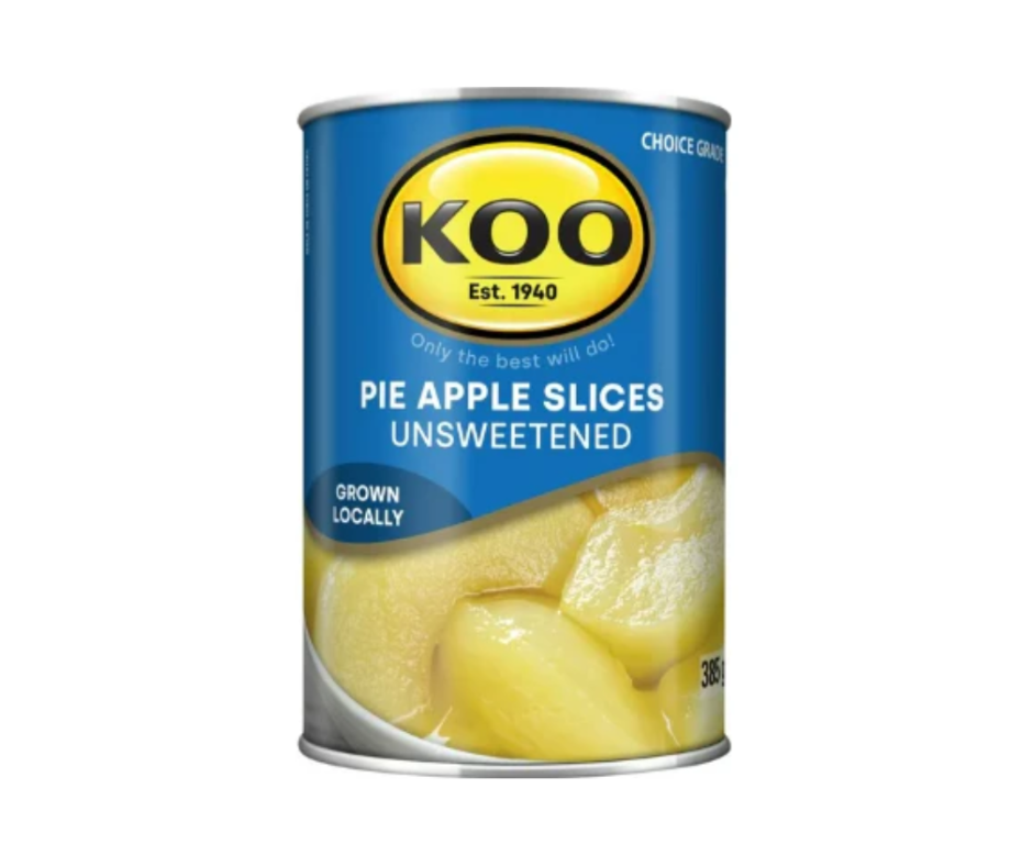 Koo Canned Fruit - Pie Apple Slices - Unsweetened 385g