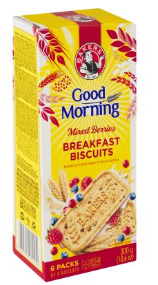 Bakers Good Morning Biscuits - Mixed Berries 300g - Safari Outpost
