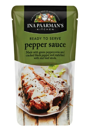 Ina Paarman's Ready-To-Serve Sauces - Peppercorn 200ml - Safari Outpost