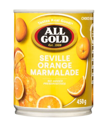 All Gold Marmalade - Seville Orange 450g - Safari Outpost