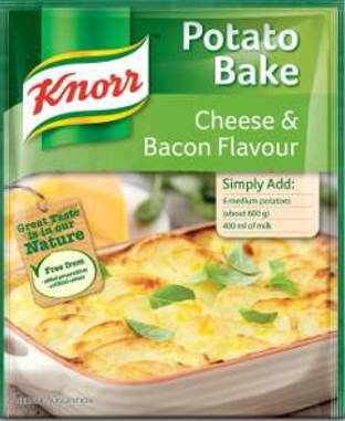 Knorr Bake - Potato Bake - Cheese & Bacon 43g - Safari Outpost