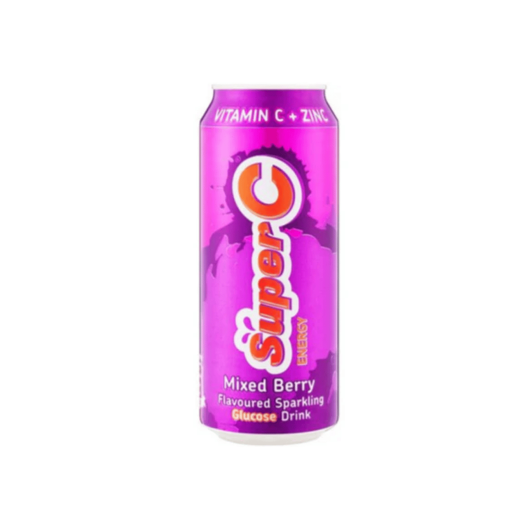 Super C Energy Drink - Mixed Berry Can 500ml
