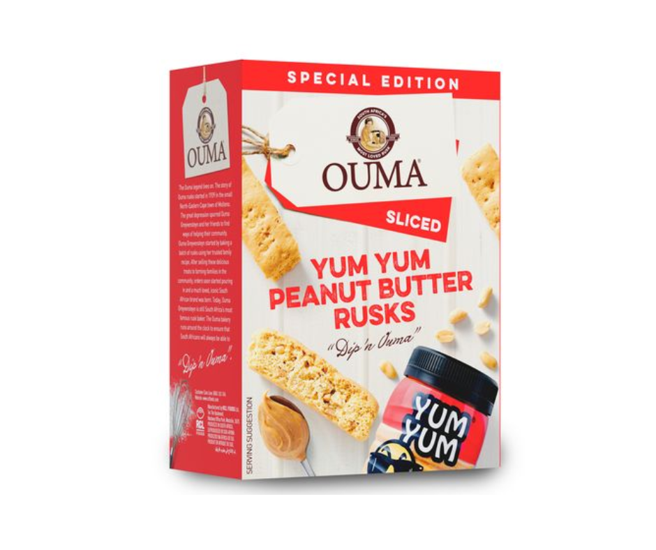 Ouma Rusks - Yum Yum Peanut Butter 450g