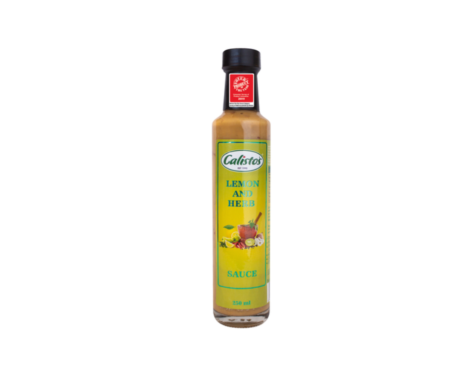 Calisto's Sauces - Lemon & Herb - Tall 250ml
