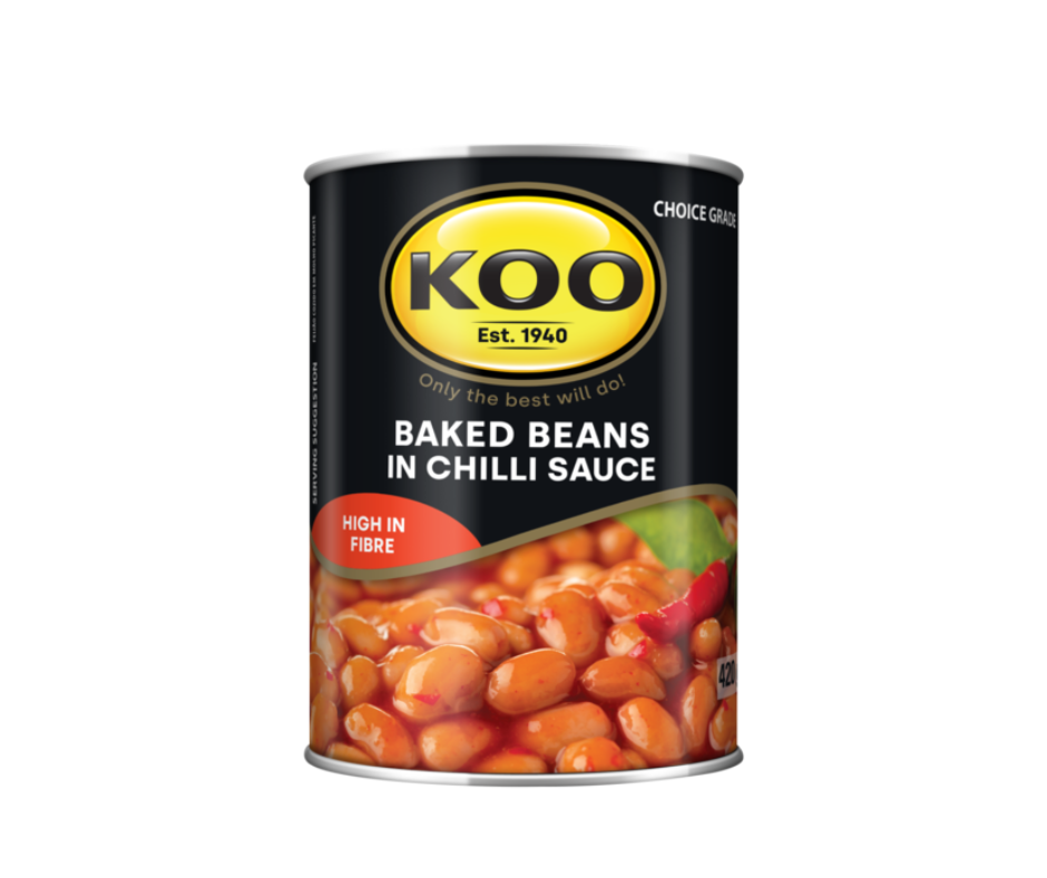 Koo Canned Veg - Baked Beans in Chilli Sauce 420g