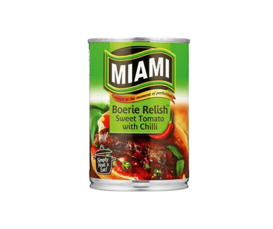 Miami Tomato Based - Boerie Relish w/ Chilli 450g
