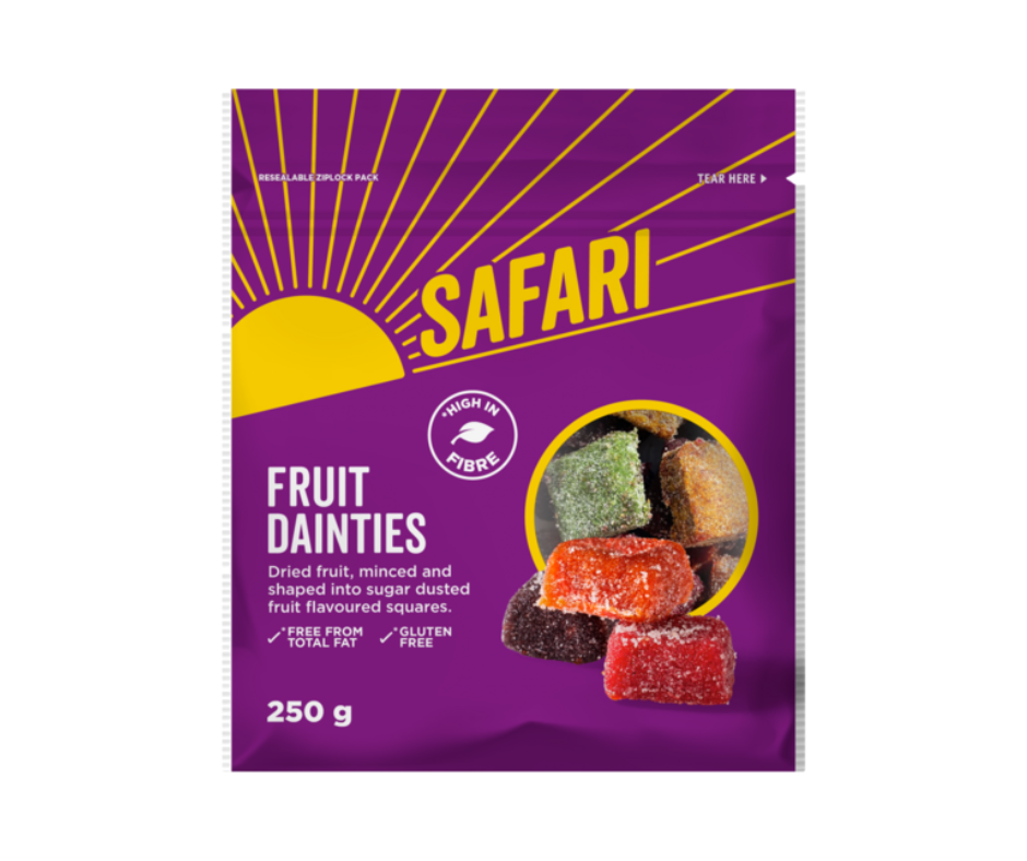 Safari Fruit - Dainty Square 250g