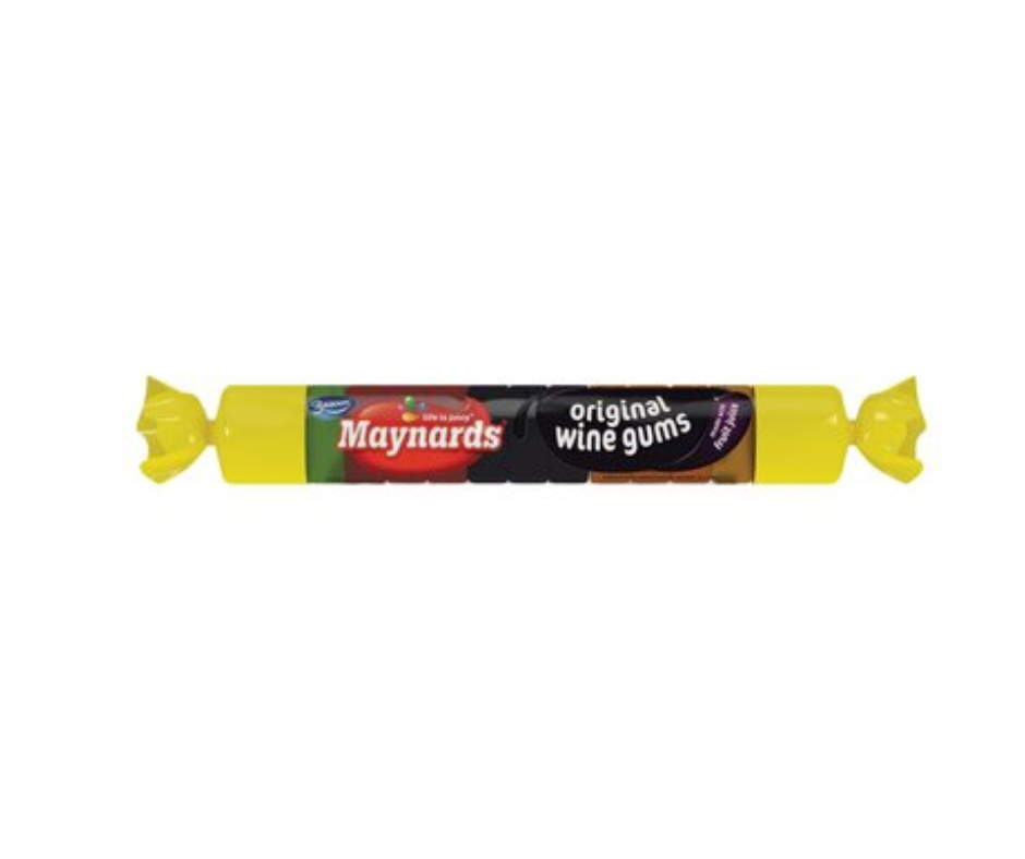 Maynards Original Wine Gum Rolls 39g