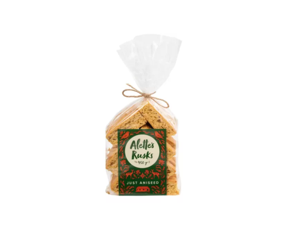 Alettes Rusks Just Aniseed 450g