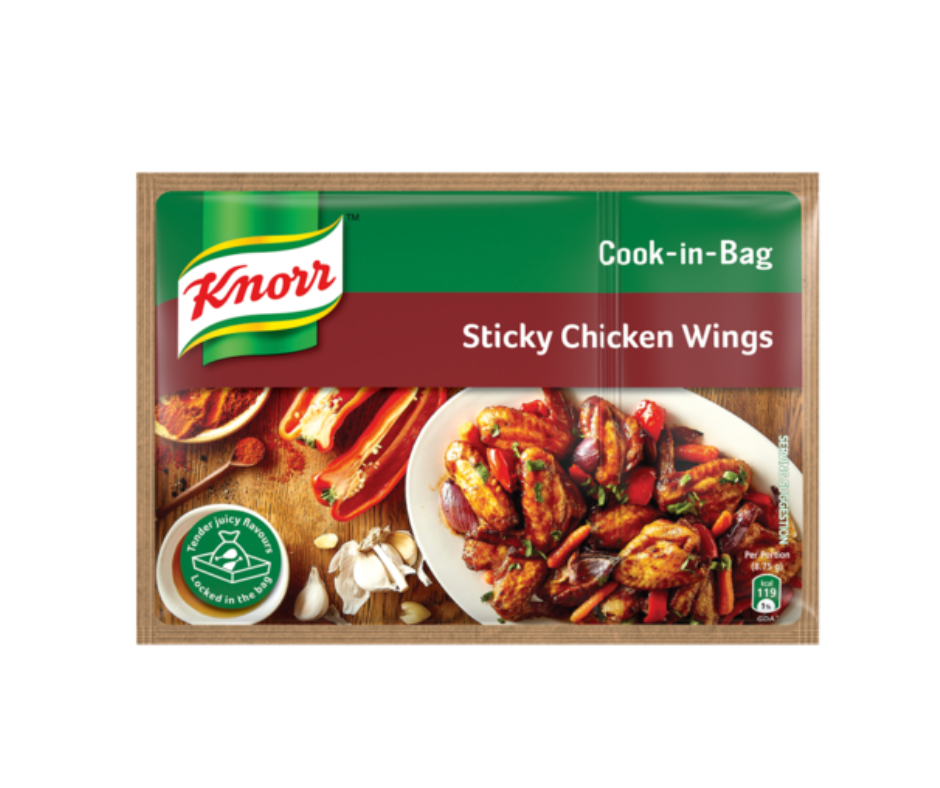 Knorr Cook-In-Bags - Sticky Chicken Wings 35g