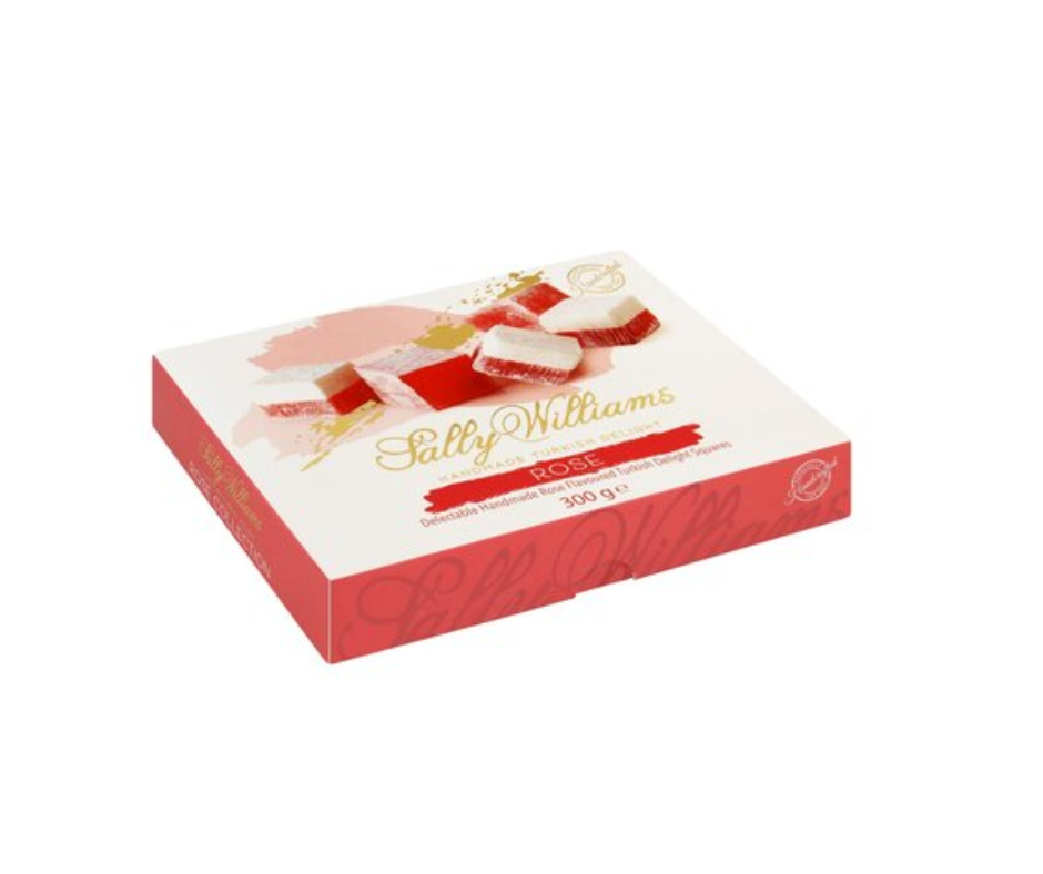 Sally Williams Turkish Delight - Rose - Milk Chocolate 300g