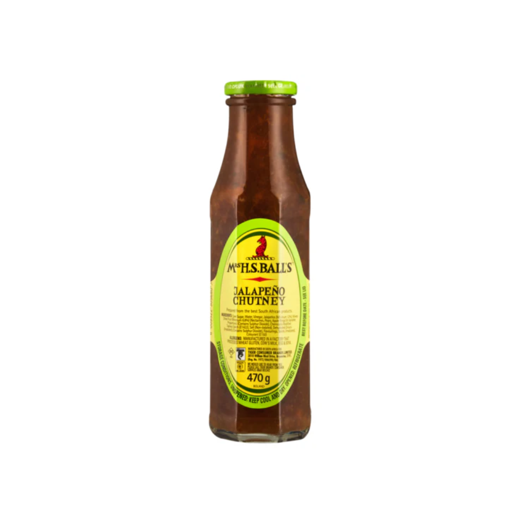 Mrs Balls Chutney - Jalapeno (Glass) 470g