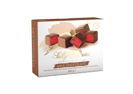 Sally Williams Turkish Delight - Rose Flavoured - Milk Chocolate 300g