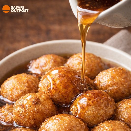 Soet Pampoenpoffertjies in Stroopsous