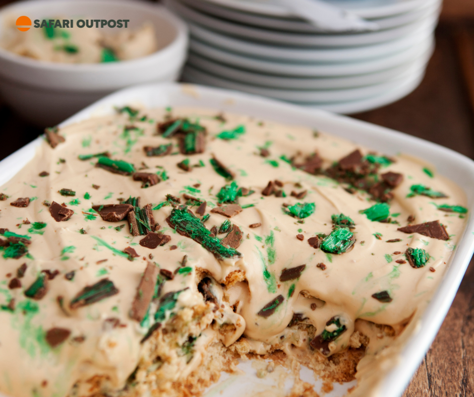 Peppermint Crisp Pudding