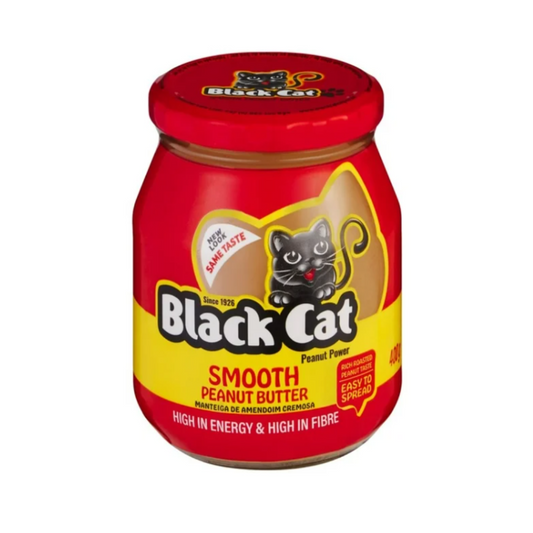 Black Cat Peanut Butter - Smooth 400g