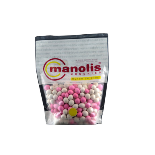 Manolis Munchies Sweets - Pink & White Peanuts 100g