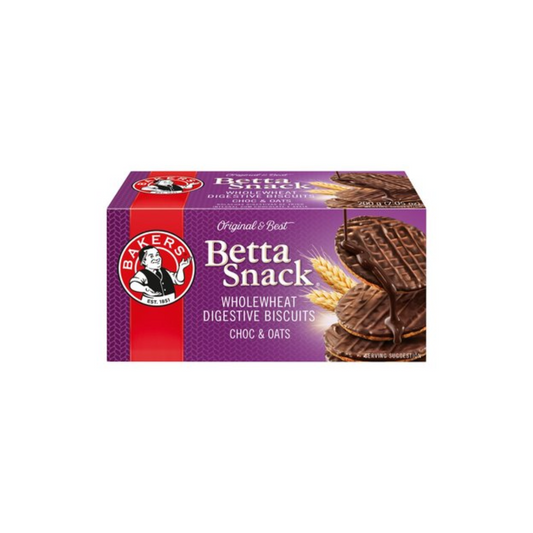 Bakers Bettasnack - Choc & Oats 200g