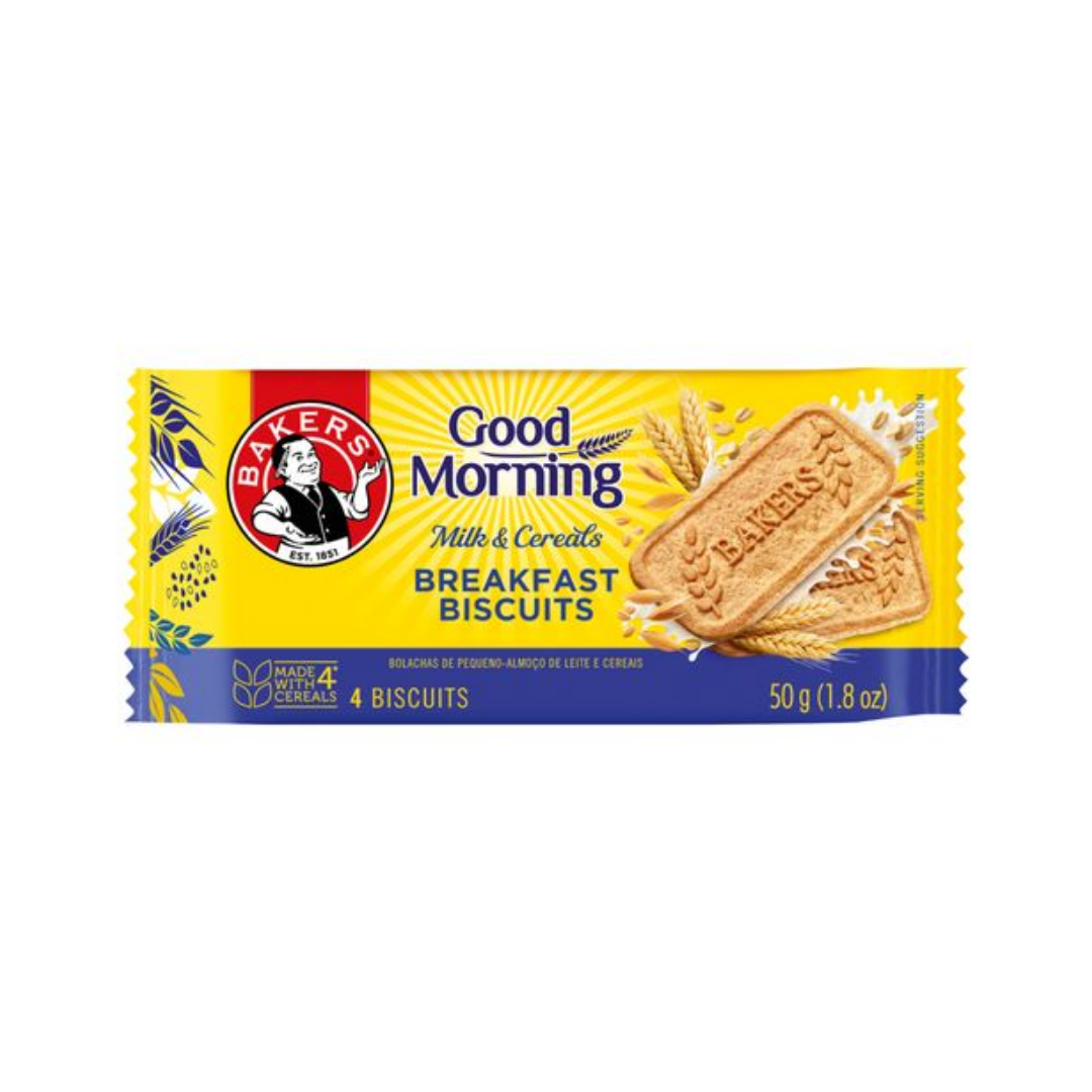 Bakers Good Morning Biscuits - Milk & Cereal 50g