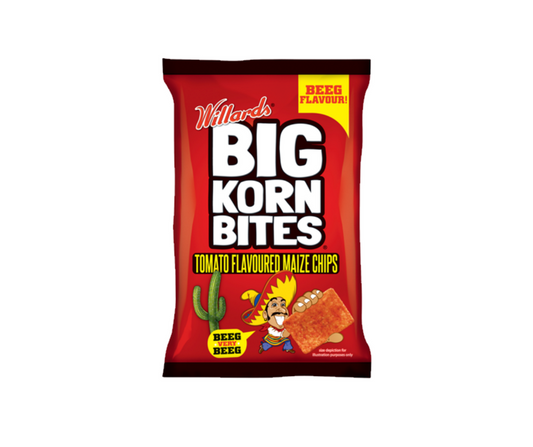 Willards Big Korn Bites - Tomato 50g