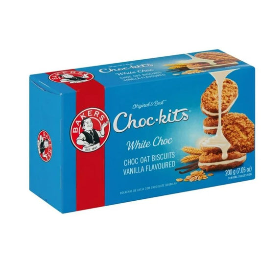 Bakers Chockits - White Chocolate 200g