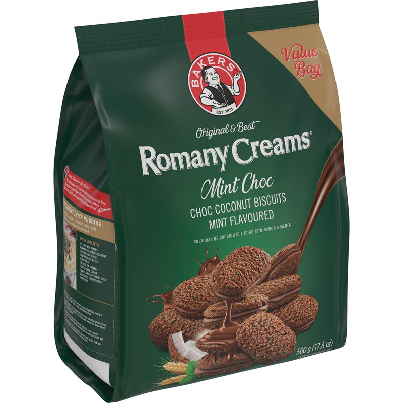 Bakers Romany - Block Bottom Bag - Mint Choc 500g