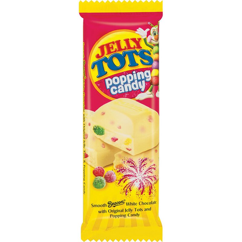 Beacon Chocolate Slab - Tots Popping Candy 80g