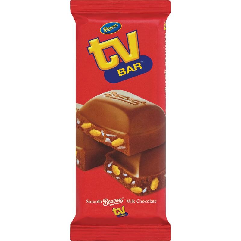 Beacon Chocolate Slabs - TV Bar in Milk Chocolate 80g