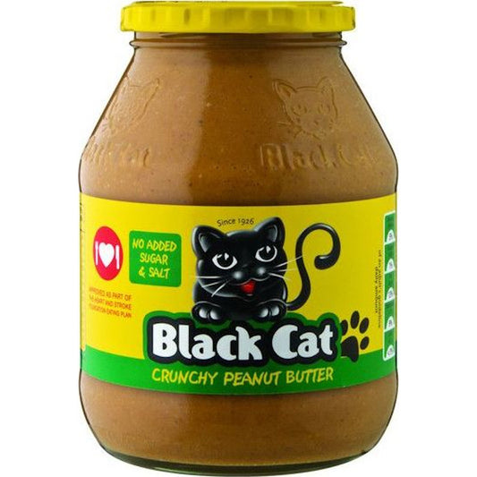 Black Cat Peanut Butter - Crunchy - Original 400g - Safari Outpost
