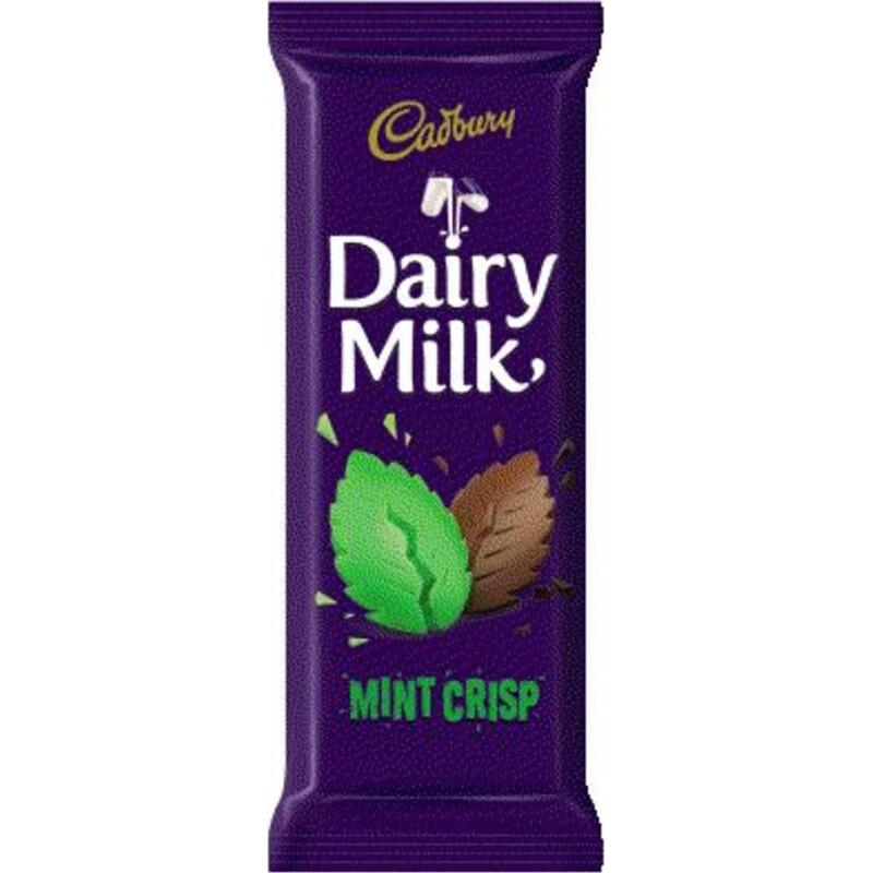 Cadbury Chocolate Slabs - Dairy Milk - Mint Crisp 80g