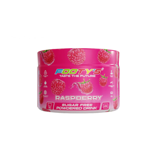 Footy's Cool Drink Powder - Tubs - Raspberry 170g