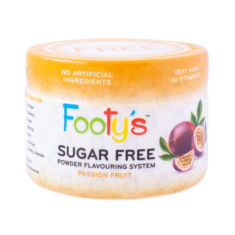 Footy's Cool Drink Powder - Tubs - Passion Fruit 170g