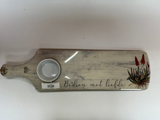 Platter Long Aalwyn (with glass bowl)