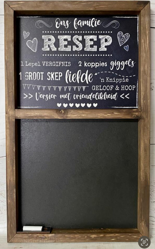 Blackboad Family/Familie resep