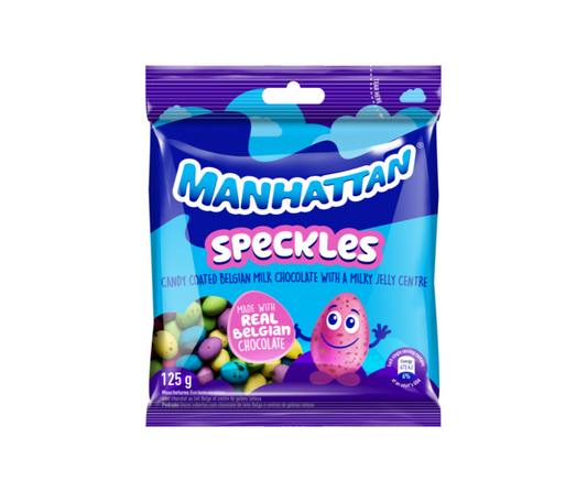 Manhattan Speckled Eggs Chocolate Packet with White Background