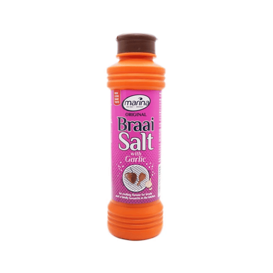 Marina Braai Salt Range - Braai Salt w/ Garlic 400g