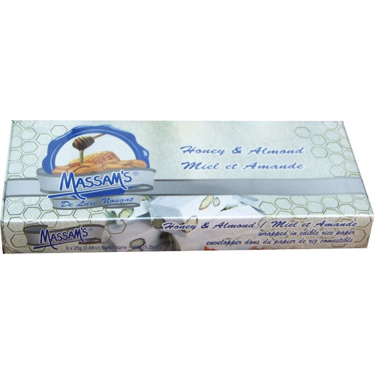 Massam's Gift Box - Nougat - Honey & Almond 150g