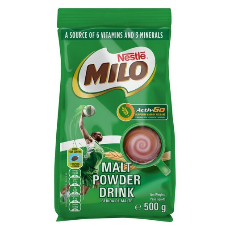 Milo Malt Powder Drink - Gusset Bag 500g