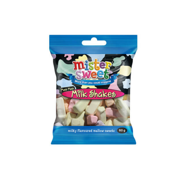 Mister Sweet Prepacks - Moo Moo Milkshakes 125g