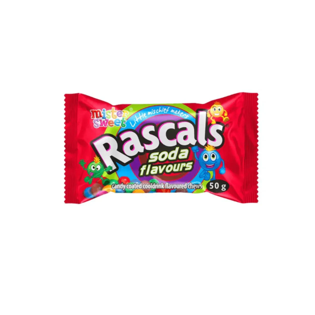 Mister Sweet Prepacks - Rascals - Soda 50g